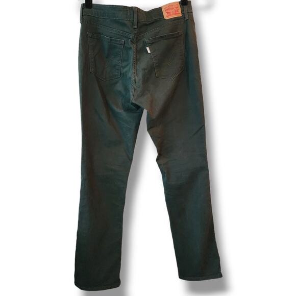 Levi’s 505 Straight Leg Jeans Dark Green Women’s 30 - Picture 3 of 6